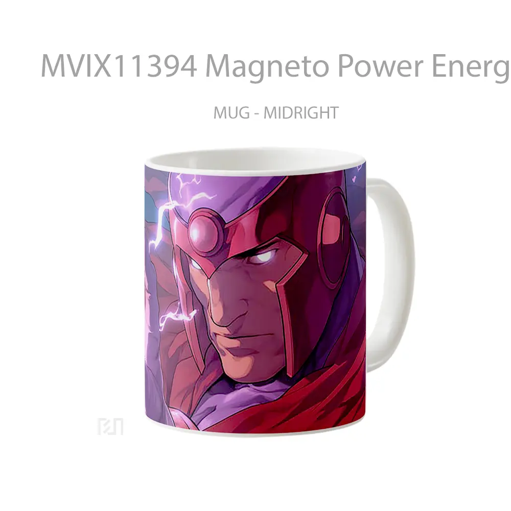 Mug Magneto Power Energy Gelas Keramik Desain Unik - All-side / Desain