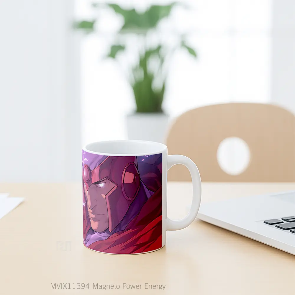Mug Magneto Power Energy Gelas Keramik Desain Unik - All-side / Desain