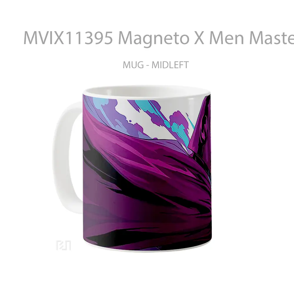 Mug Magneto X Men Master Of Magnetism Hadiah Lucu dan Menarik - All-side / Desain