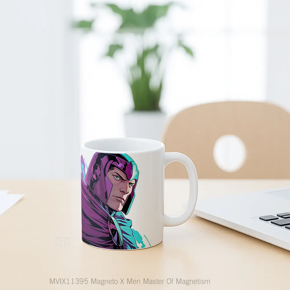 Mug Magneto X Men Master Of Magnetism Hadiah Lucu dan Menarik - All-side / Desain