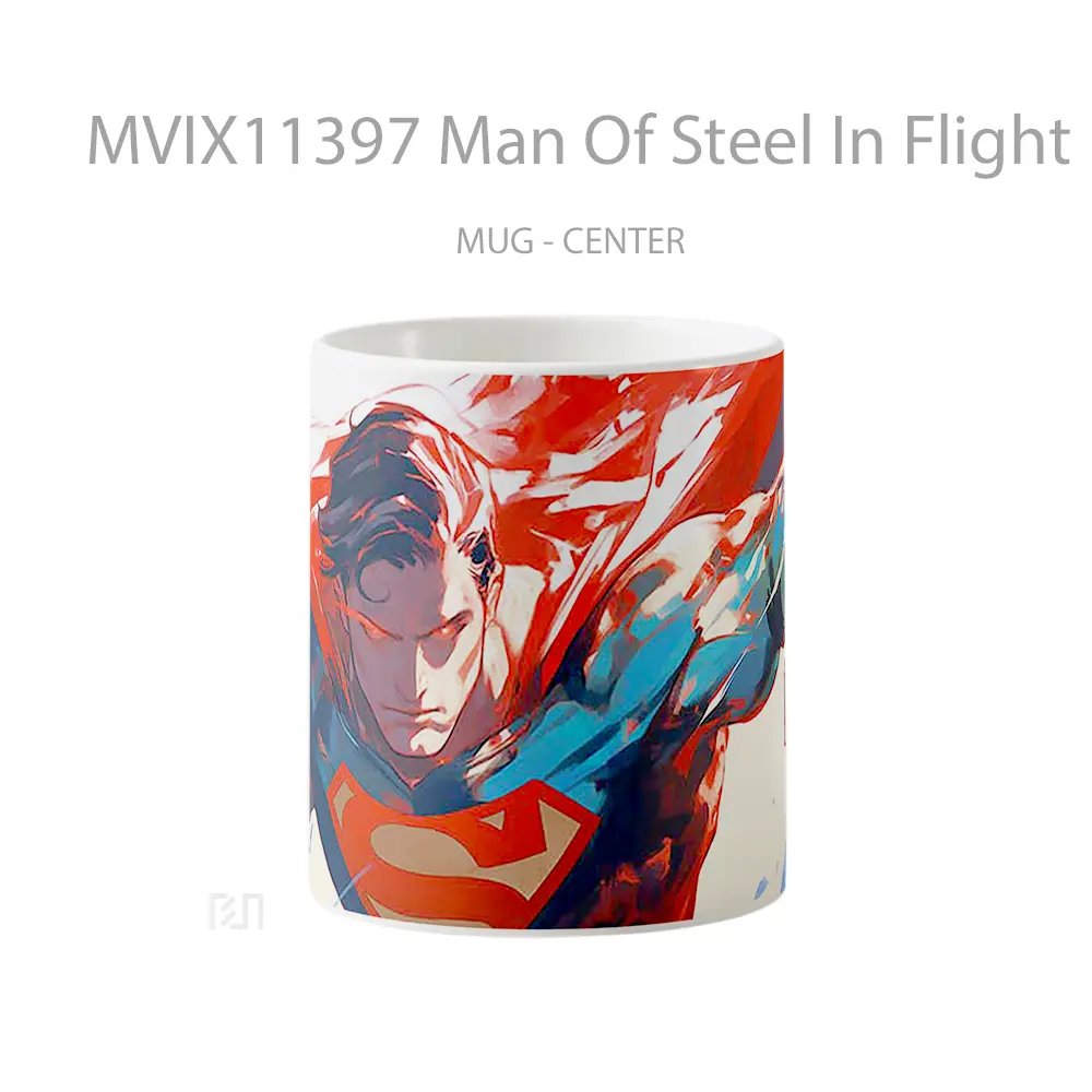 Mug Man Of Steel In Flight Hadiah Lucu dan Menarik
