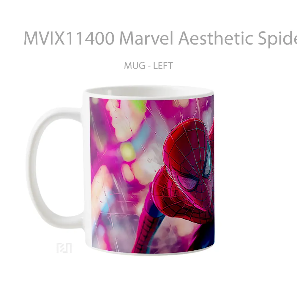 Mug Marvel Aesthetic Spider Man Merchandise Karakter Ikonik - All-side / Desain