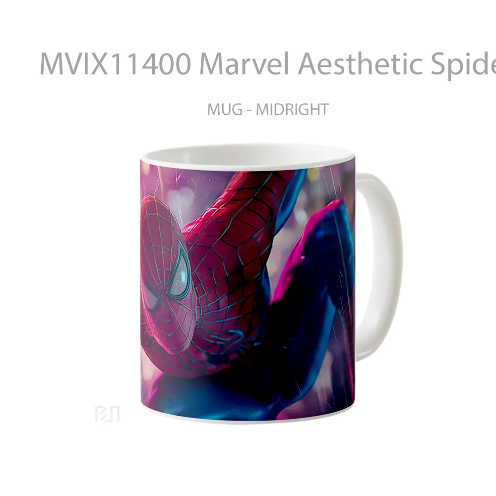 Mug Marvel Aesthetic Spider Man Merchandise Karakter Ikonik - All-side / Desain