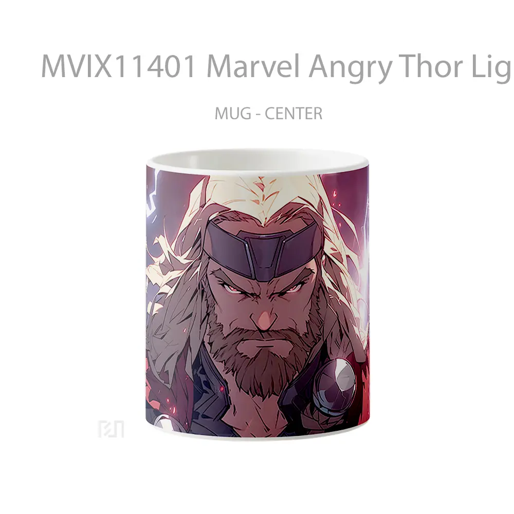 Mug Marvel Angry Thor Lightnings Hadiah Spesial Fans Superhero