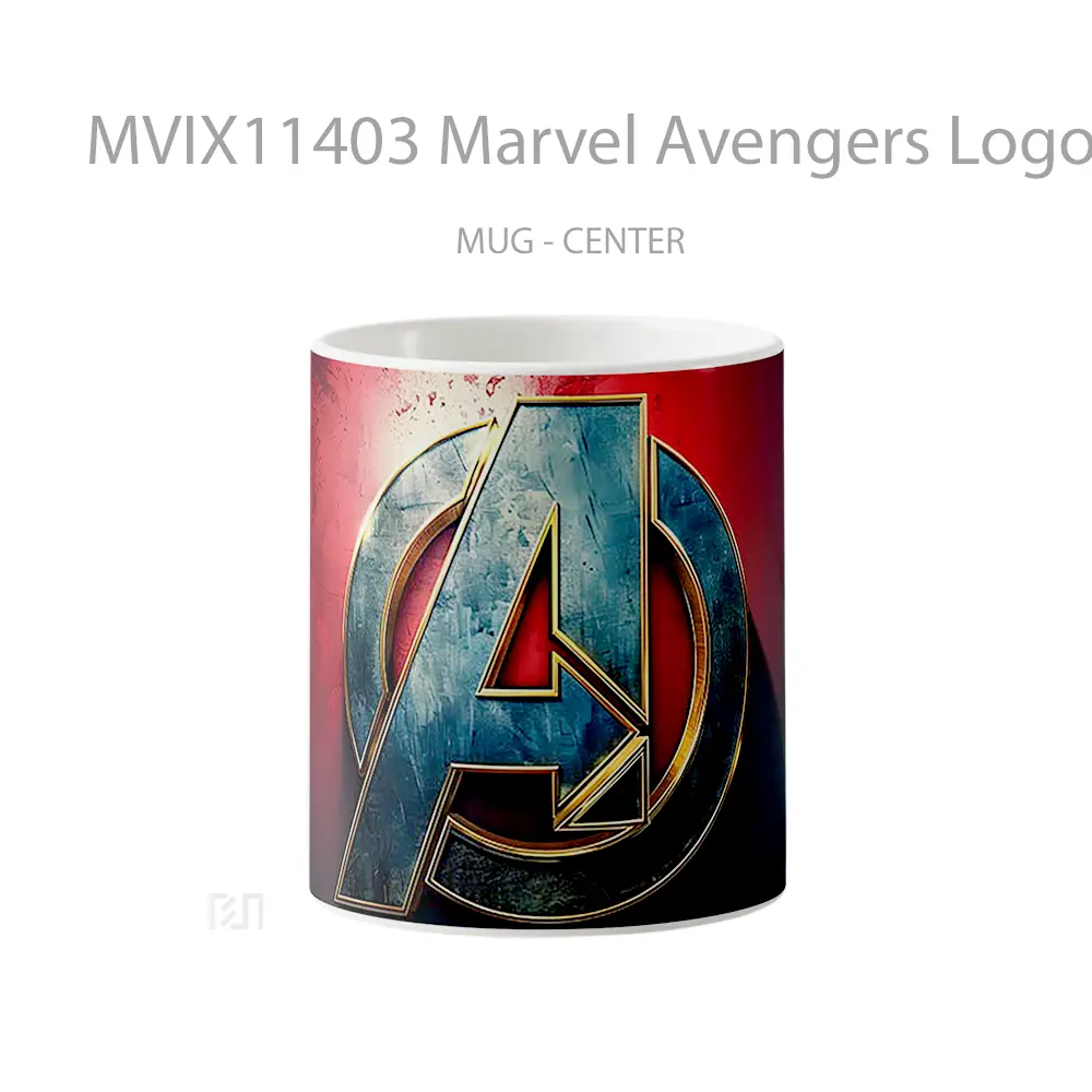Mug Marvel Avengers Logo Red Hadiah Spesial Fans Superhero