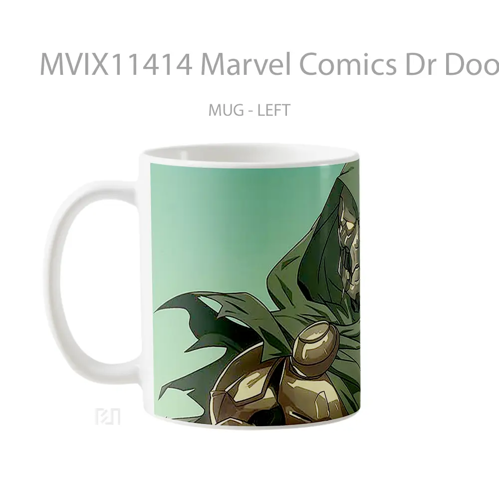 Mug Marvel Comics Dr Doom Regal Villain Merchandise Karakter Ikonik - All-side / Desain
