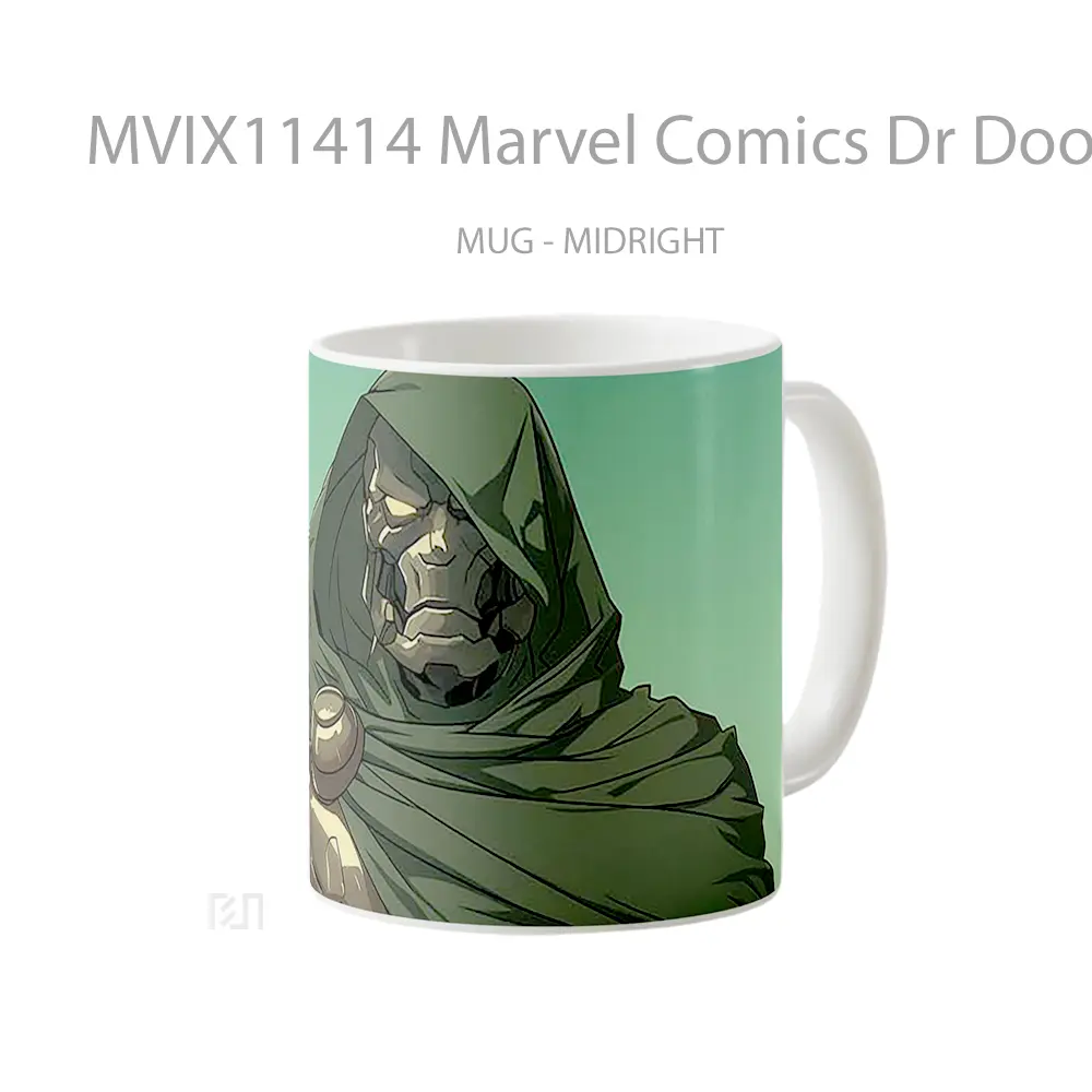 Mug Marvel Comics Dr Doom Regal Villain Merchandise Karakter Ikonik - All-side / Desain