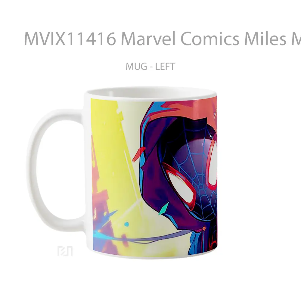 Mug Marvel Comics Miles Morales Clipart Gelas Keramik Koleksi Superhero - All-side / Desain