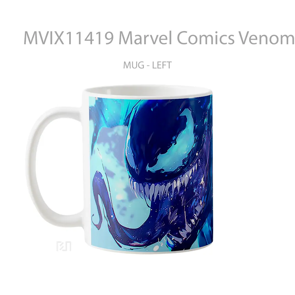 Mug Marvel Comics Venom Artwork Gelas Keramik Koleksi Superhero - All-side / Desain
