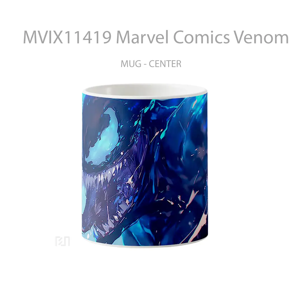 Mug Marvel Comics Venom Artwork Gelas Keramik Koleksi Superhero