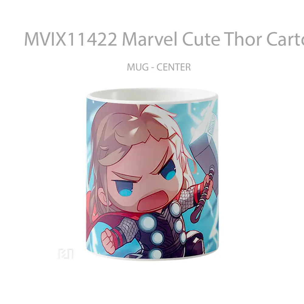 Mug Marvel Cute Thor Cartoon Koleksi Mug Film dan Komik