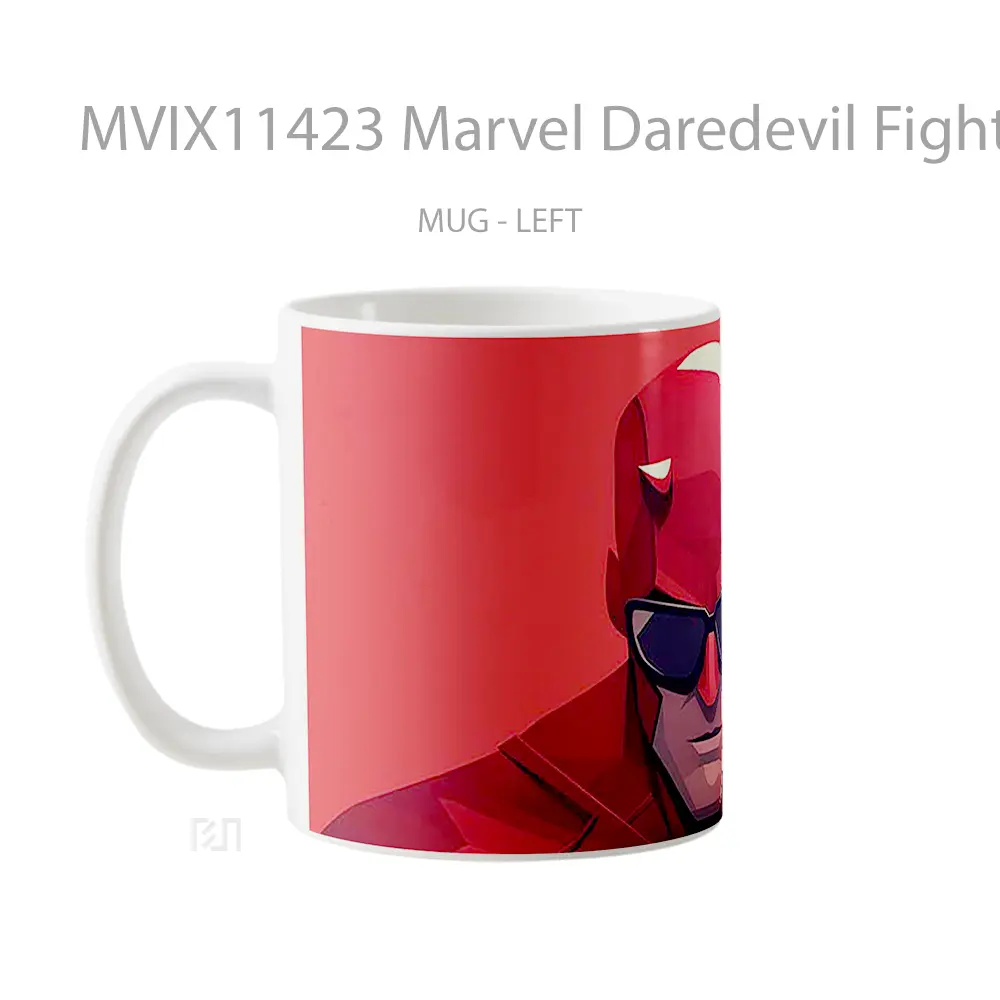 Mug Marvel Daredevil Fighting Stance Gelas Keramik Koleksi Superhero - All-side / Desain