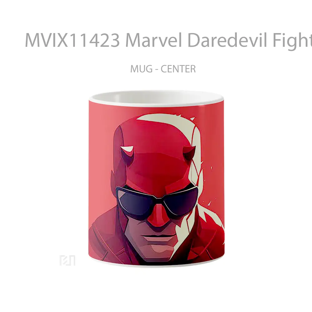 Mug Marvel Daredevil Fighting Stance Gelas Keramik Koleksi Superhero