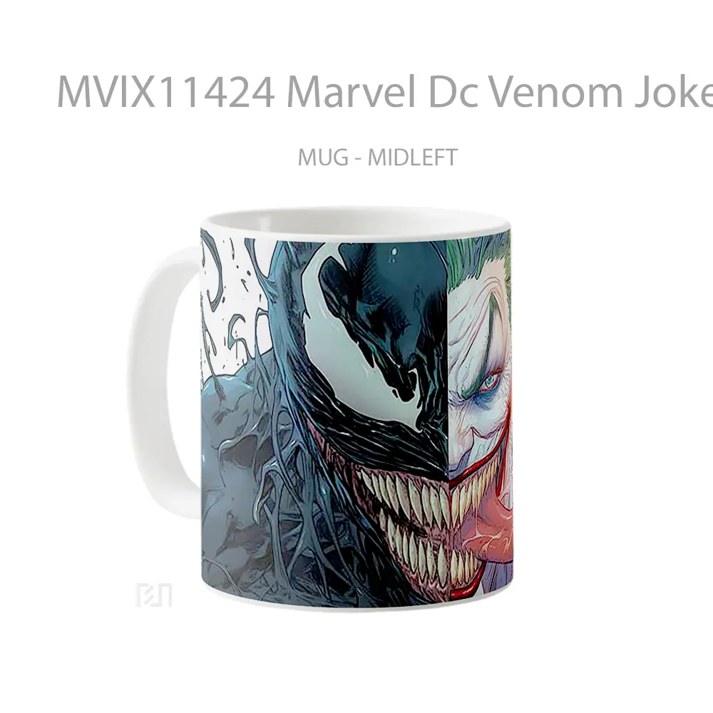 Mug Marvel Dc Venom Joker Sinister Alliance Hadiah Spesial Fans Superhero - All-side / Desain