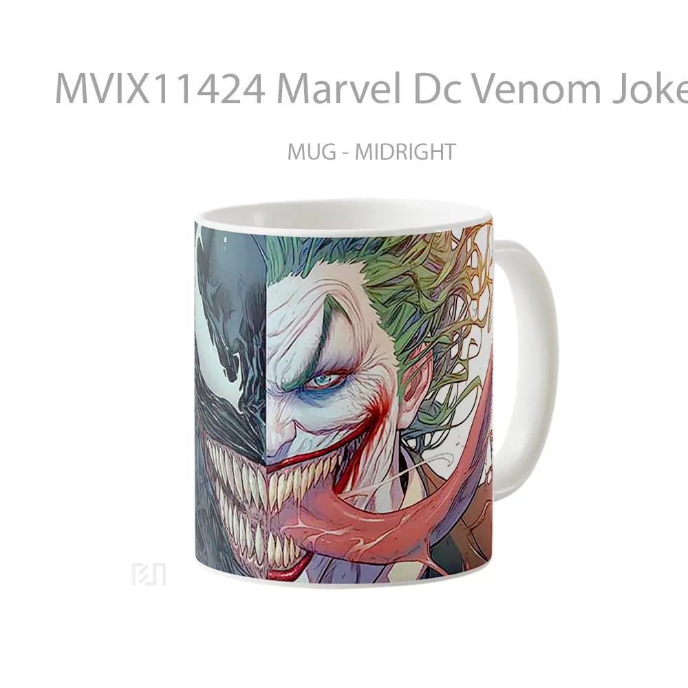Mug Marvel Dc Venom Joker Sinister Alliance Hadiah Spesial Fans Superhero - All-side / Desain