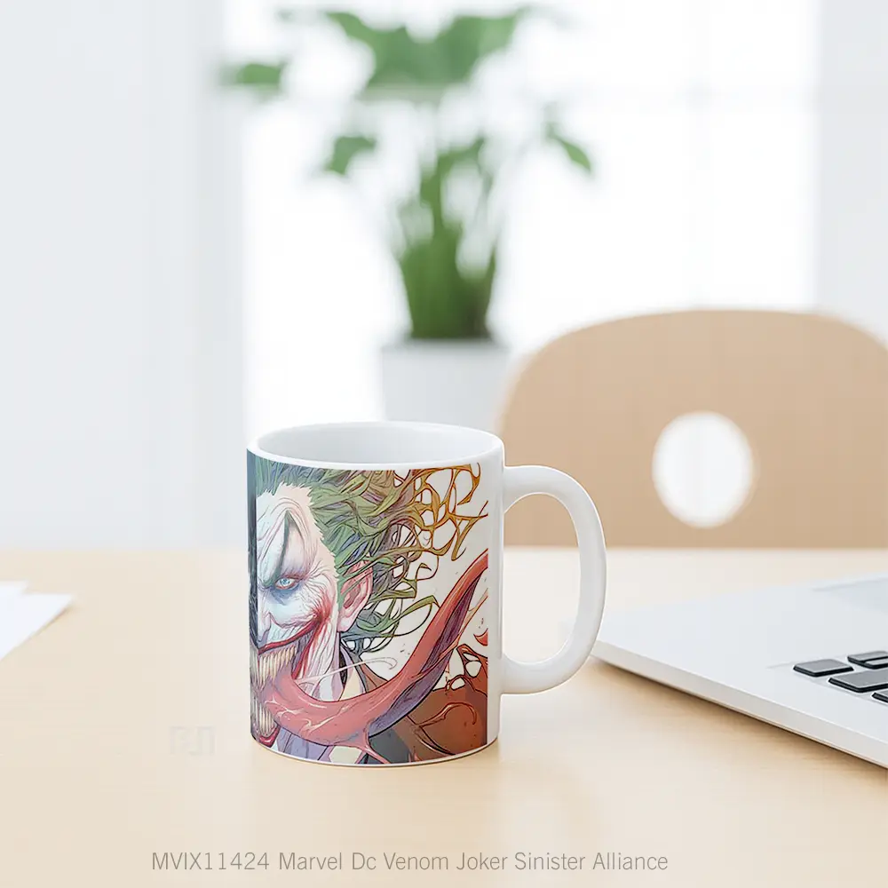 Mug Marvel Dc Venom Joker Sinister Alliance Hadiah Spesial Fans Superhero - All-side / Desain