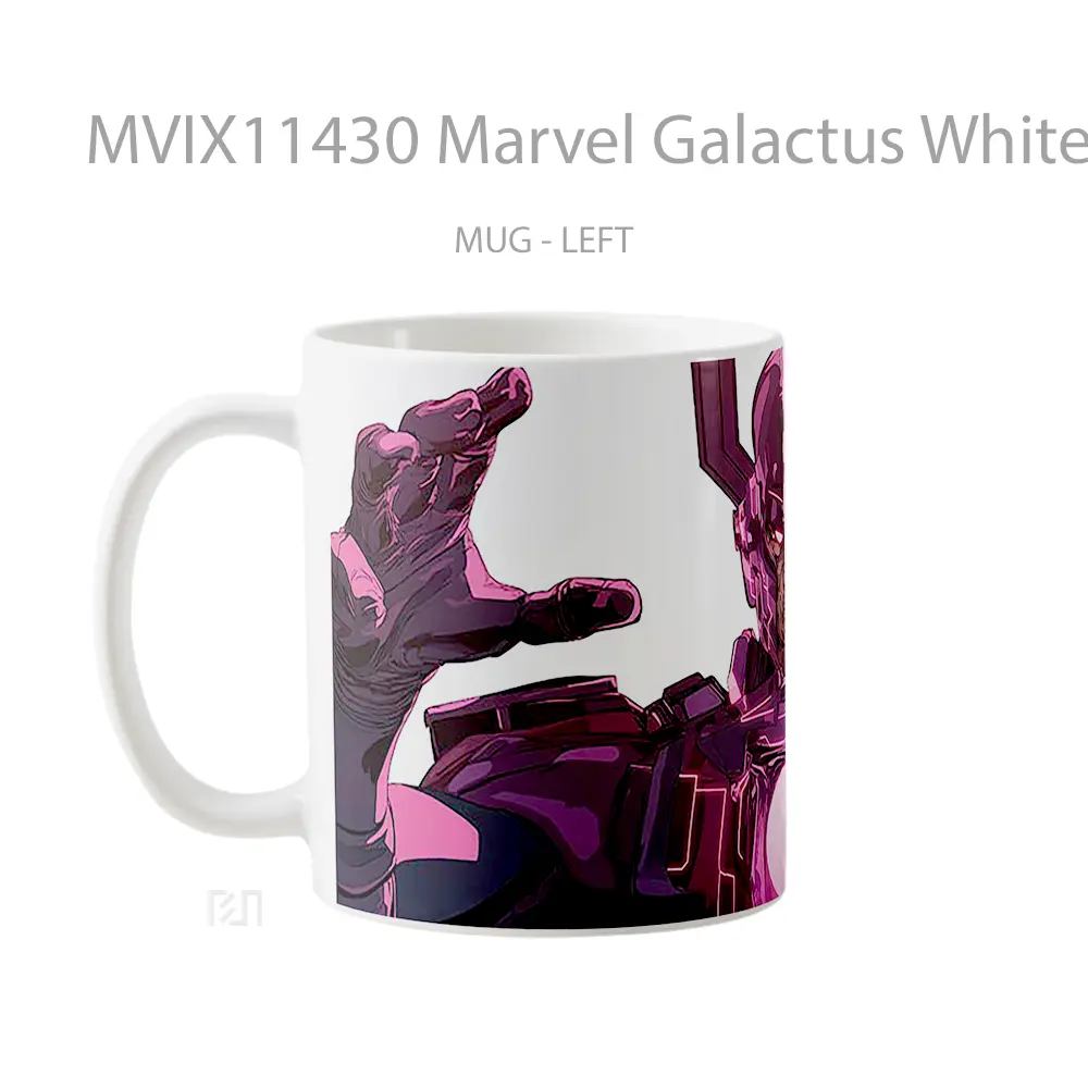 Mug Marvel Galactus White Gelas Keramik Koleksi Superhero - All-side / Desain