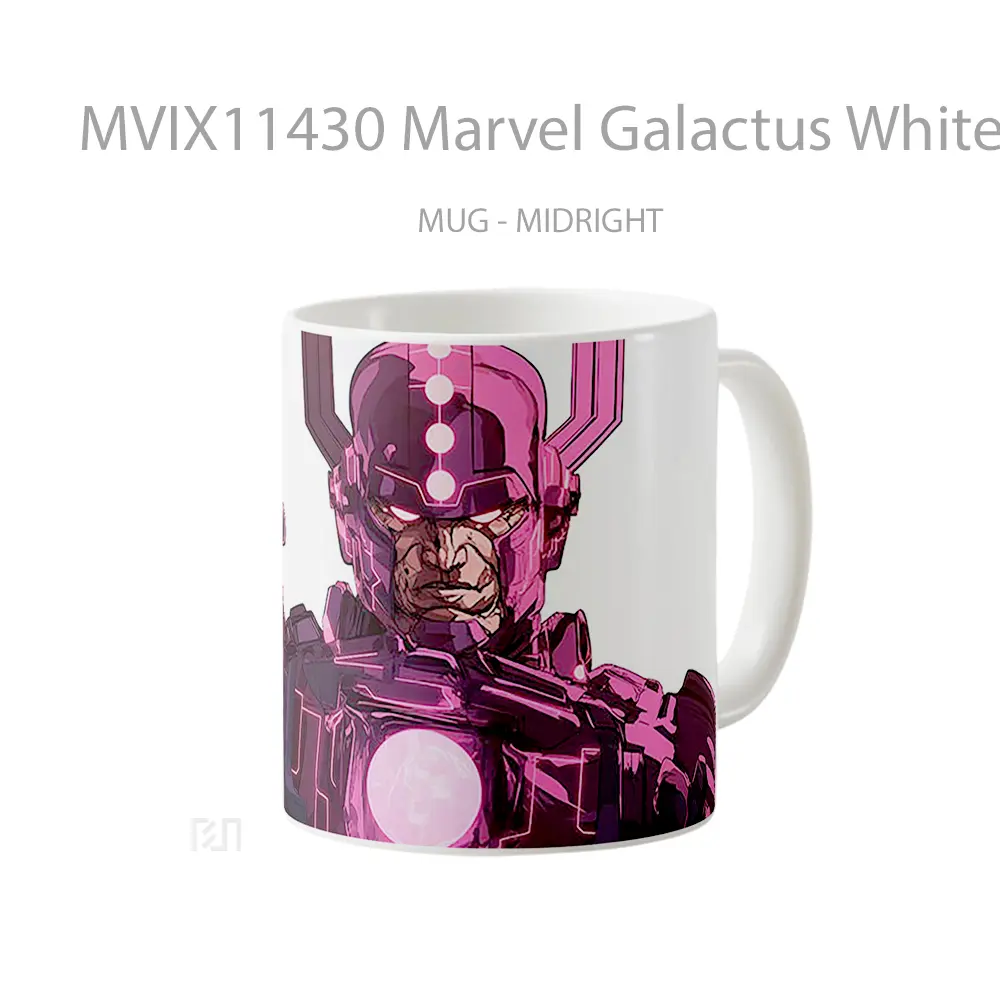 Mug Marvel Galactus White Gelas Keramik Koleksi Superhero - All-side / Desain