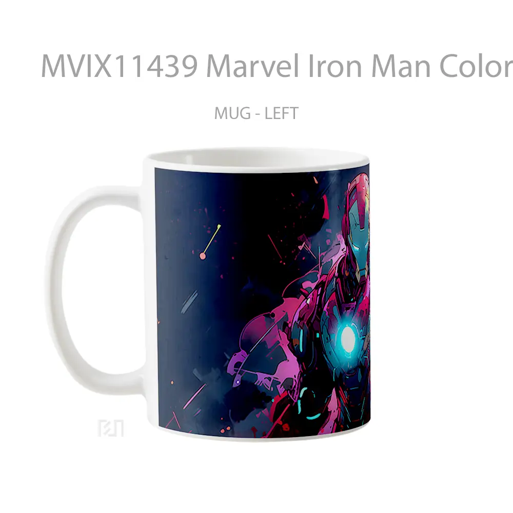 Mug Marvel Iron Man Colorful Merchandise Karakter Ikonik - All-side / Desain