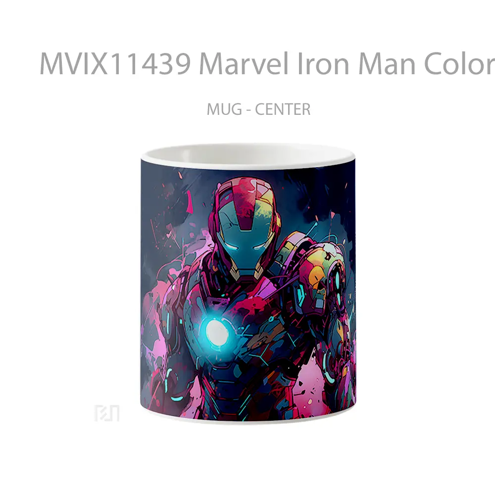 Mug Marvel Iron Man Colorful Merchandise Karakter Ikonik