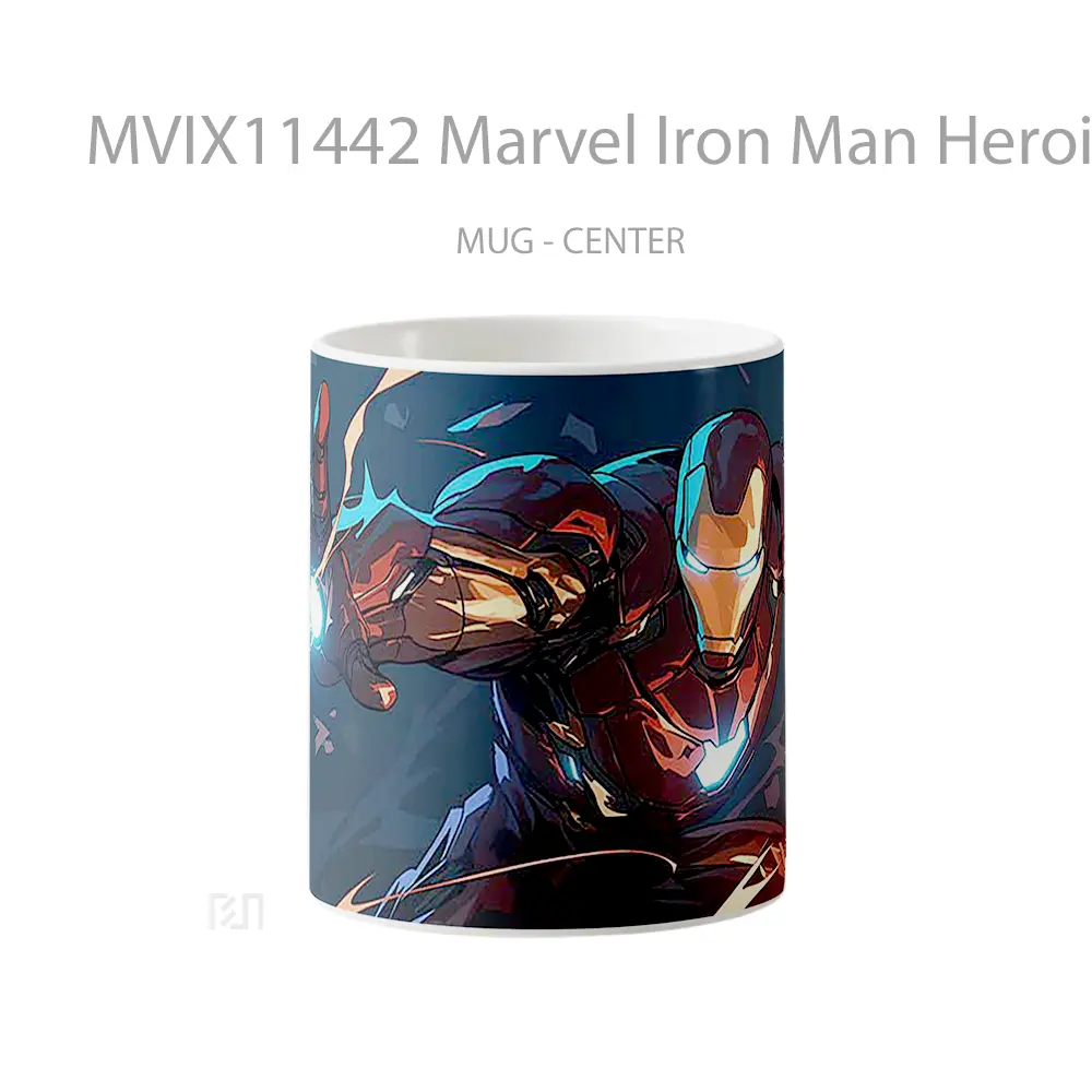 Mug Marvel Iron Man Heroic Glow Mug Anime Populer Koleksi Spesial