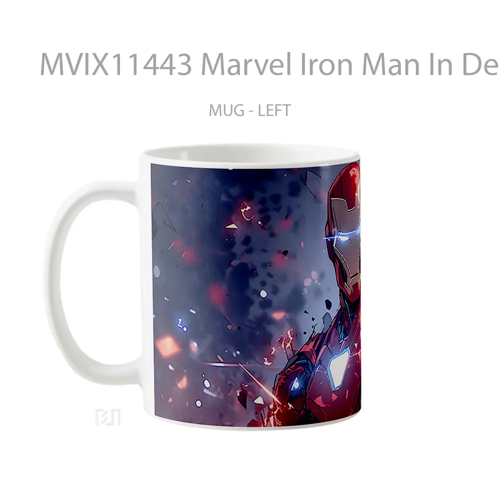 Mug Marvel Iron Man In Destroyed Suit Koleksi Mug Film dan Komik - All-side / Desain