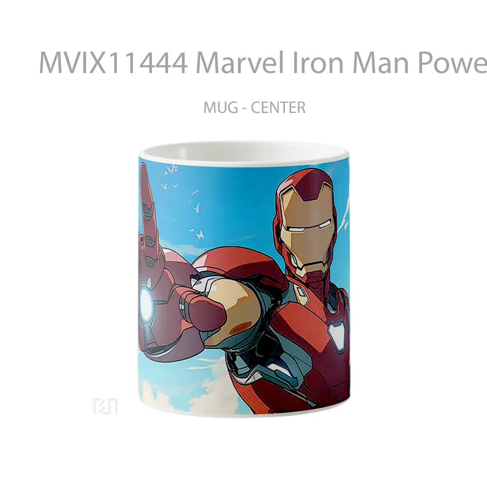 Mug Marvel Iron Man Power Pose Merchandise Karakter Ikonik