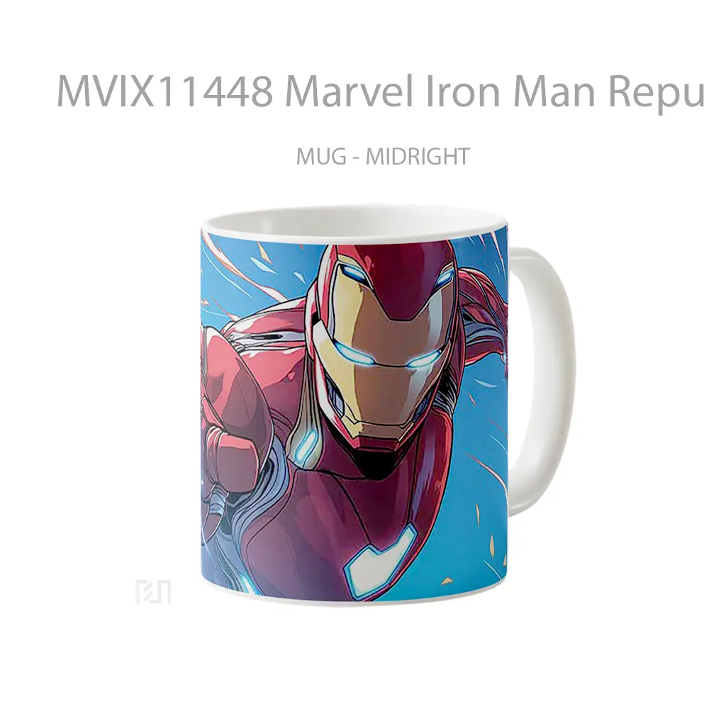 Mug Marvel Iron Man Repulsor Charging Koleksi Mug Film dan Komik - All-side / Desain