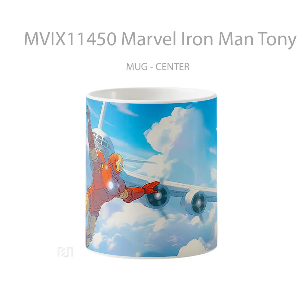 Mug Marvel Iron Man Tony Stark Flying Hadiah Spesial Fans Superhero