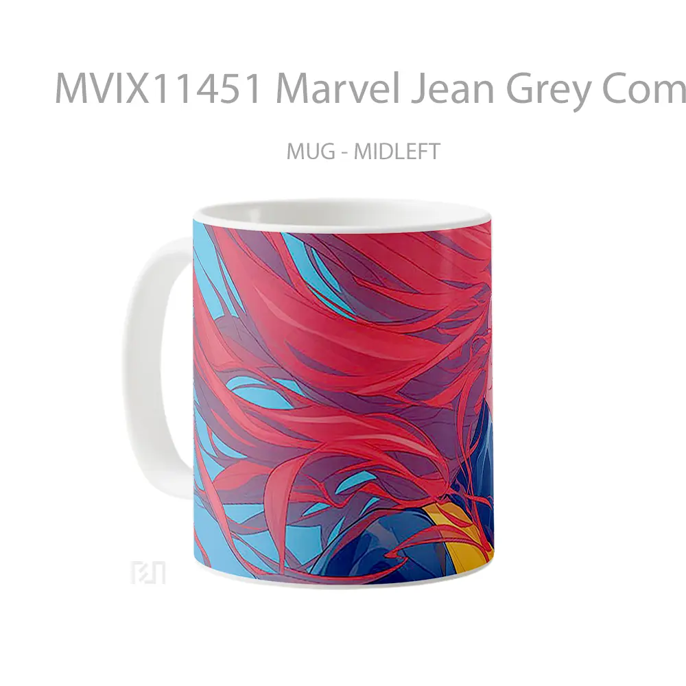 Mug Marvel Jean Grey Comics X Men Gelas Keramik Koleksi Superhero - All-side / Desain