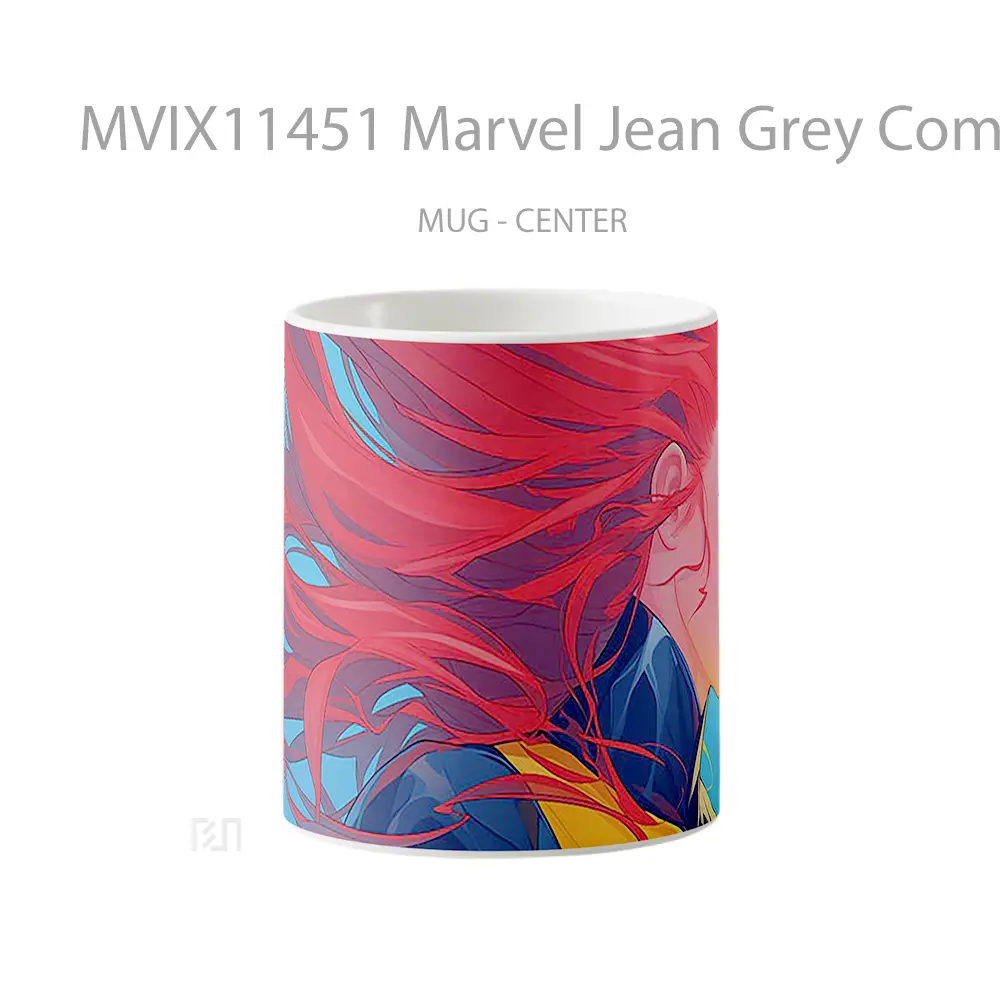 Mug Marvel Jean Grey Comics X Men Gelas Keramik Koleksi Superhero