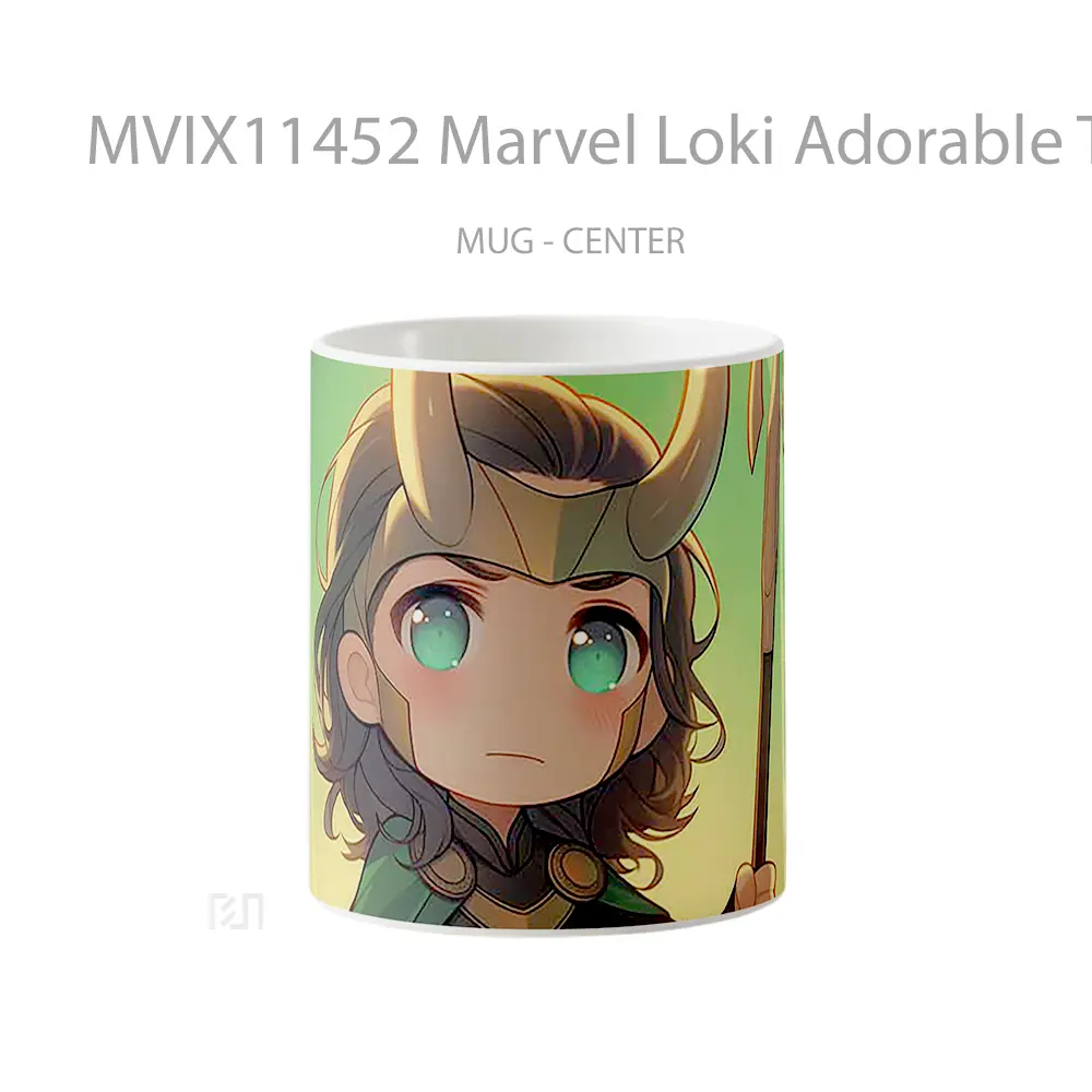 Mug Marvel Loki Adorable Trickery Gelas Keramik Koleksi Superhero