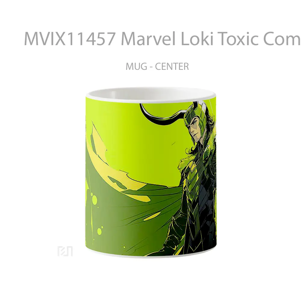 Mug Marvel Loki Toxic Comics Hadiah Spesial Fans Superhero
