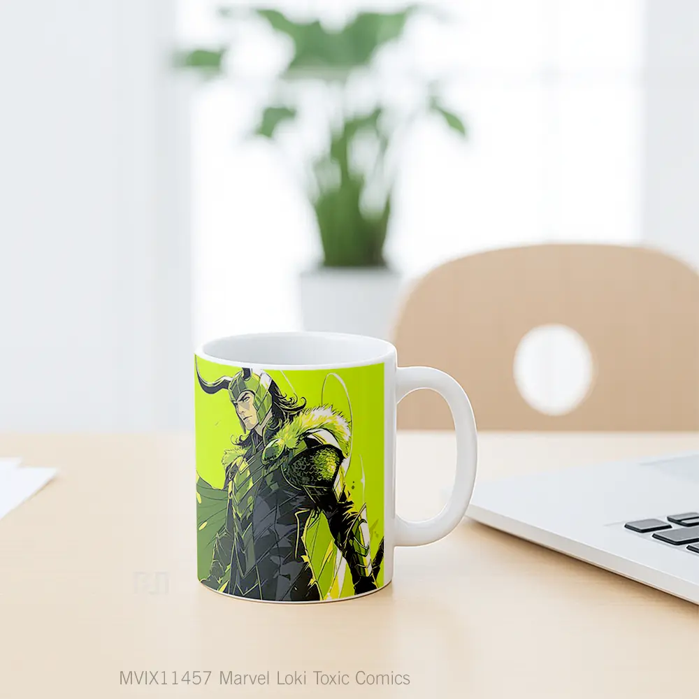 Mug Marvel Loki Toxic Comics Hadiah Spesial Fans Superhero - All-side / Desain