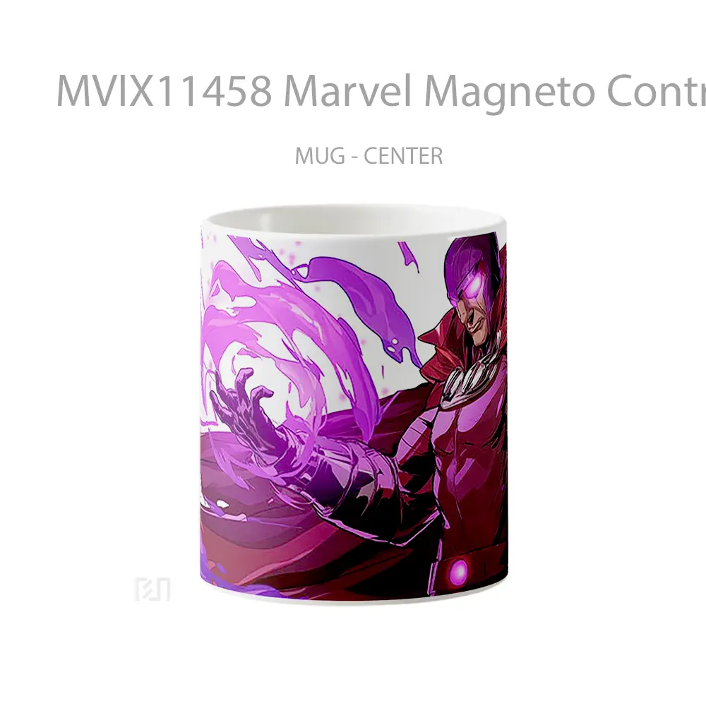 Mug Marvel Magneto Controlling Metal Gelas Keramik Koleksi Superhero