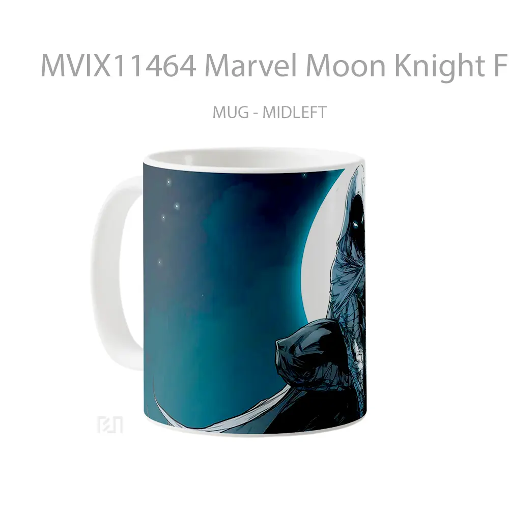 Mug Marvel Moon Knight Full Moon Hadiah Spesial Fans Superhero - All-side / Desain