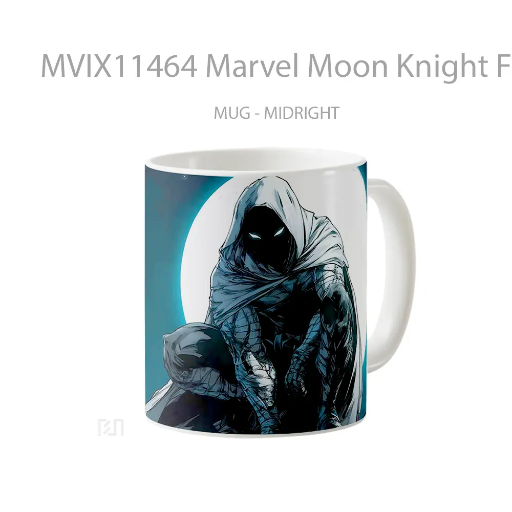 Mug Marvel Moon Knight Full Moon Hadiah Spesial Fans Superhero - All-side / Desain