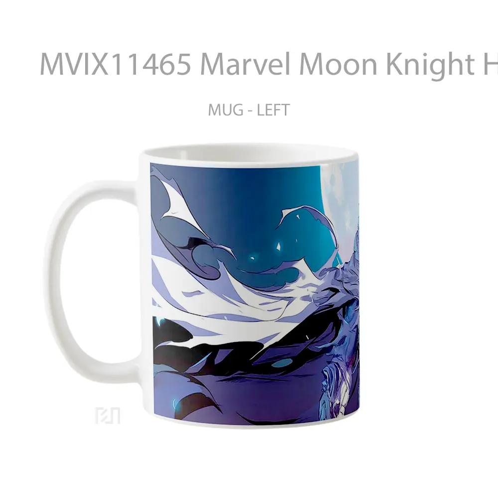 Mug Marvel Moon Knight Hooded Hero Koleksi Mug Karakter Jepang - All-side / Desain