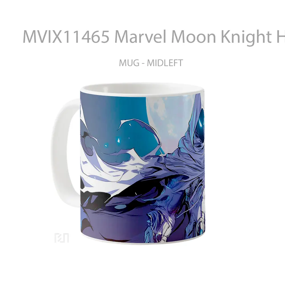 Mug Marvel Moon Knight Hooded Hero Koleksi Mug Karakter Jepang - All-side / Desain