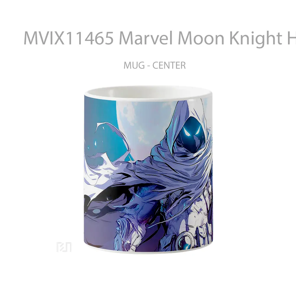 Mug Marvel Moon Knight Hooded Hero Koleksi Mug Karakter Jepang