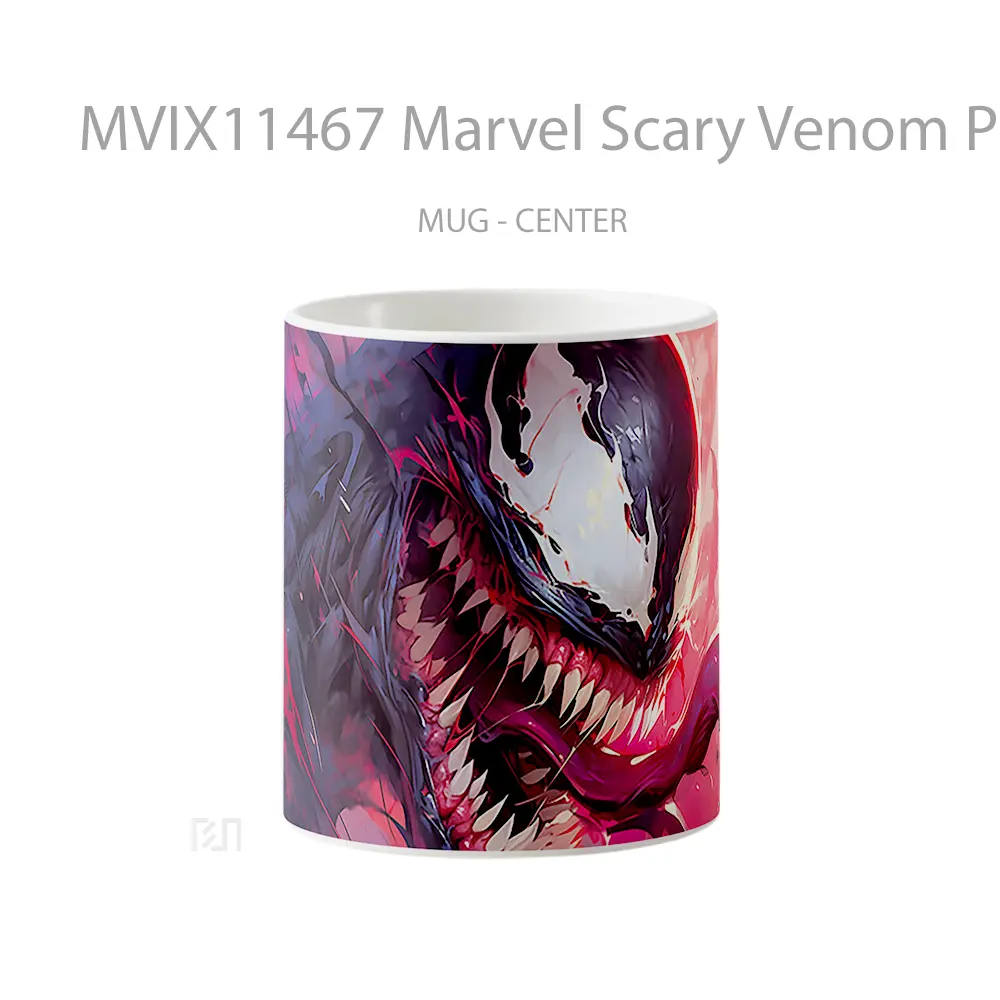 Mug Marvel Scary Venom Pink Koleksi Mug Film dan Komik