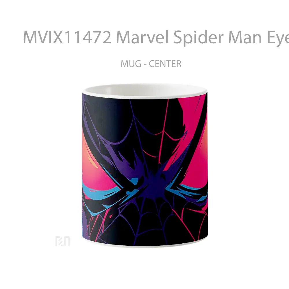 Mug Marvel Spider Man Eyes Colorful Koleksi Mug Film dan Komik