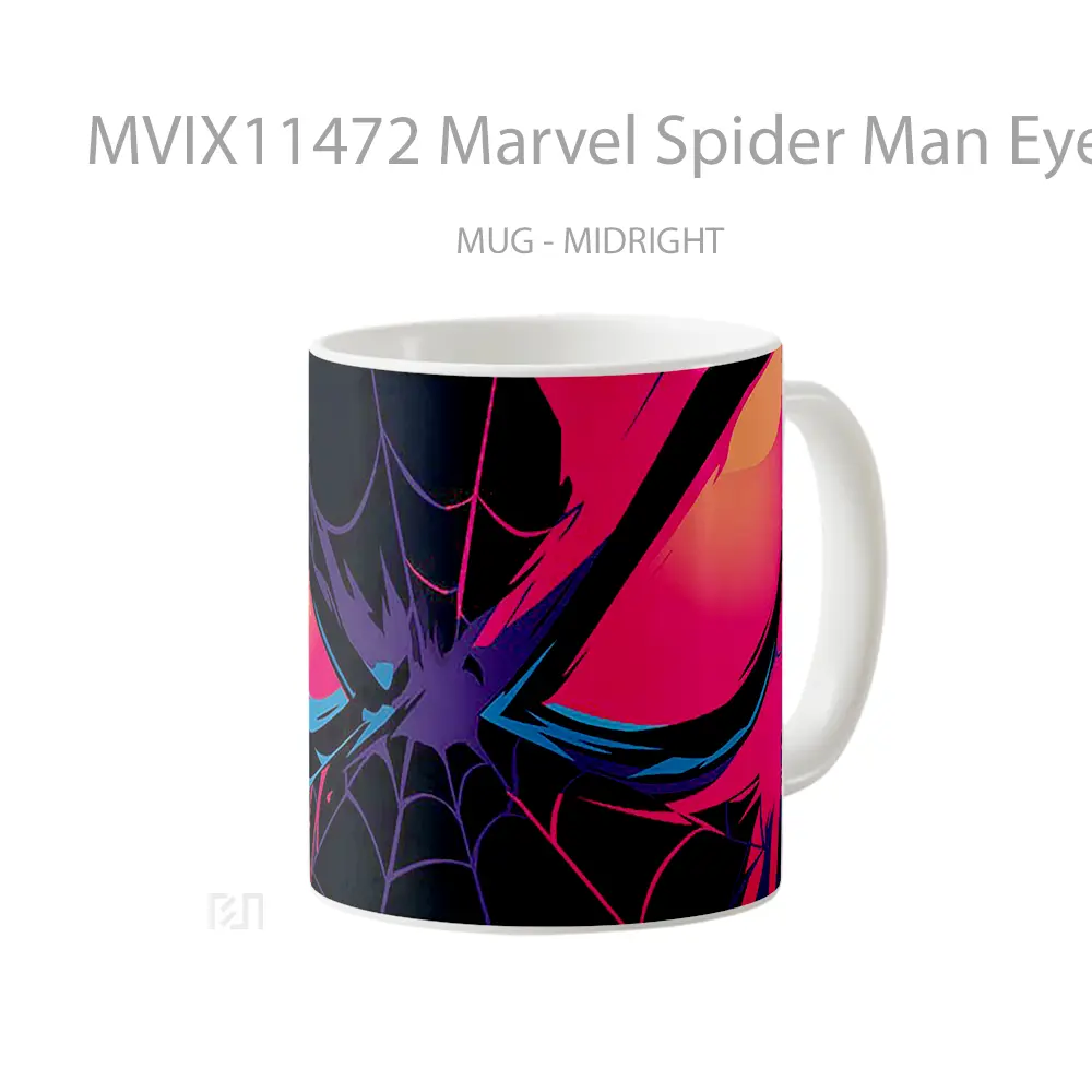 Mug Marvel Spider Man Eyes Colorful Koleksi Mug Film dan Komik - All-side / Desain