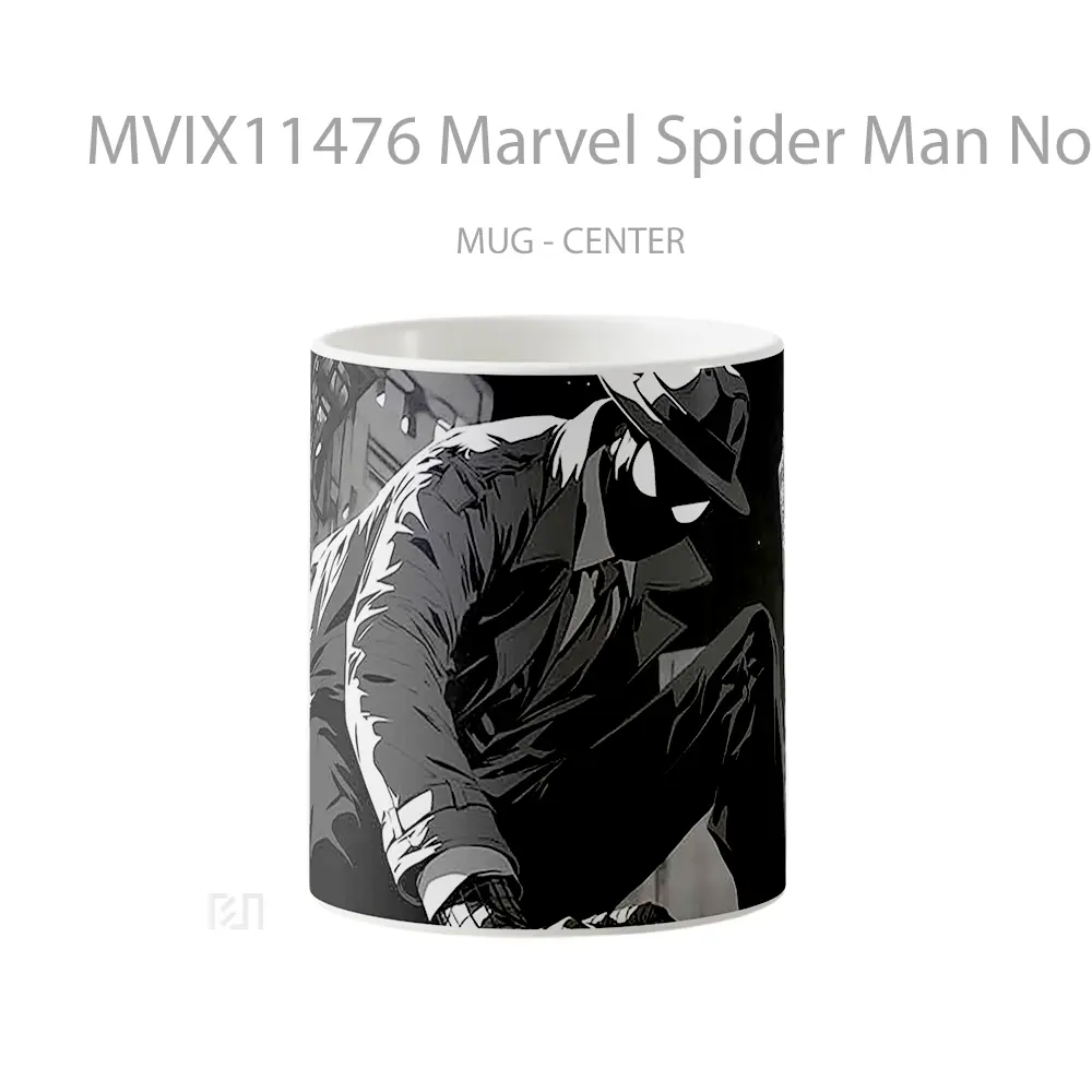 Mug Marvel Spider Man Noir On Rooftop Hadiah Spesial Fans Superhero