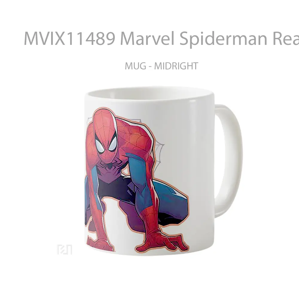 Mug Marvel Spiderman Ready To Pounce Hadiah Spesial Fans Superhero - All-side / Desain