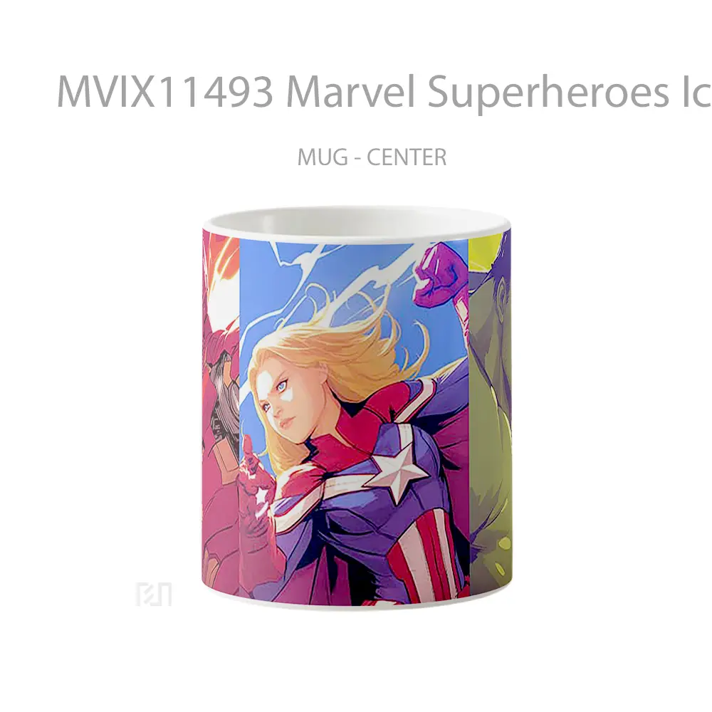Mug Marvel Superheroes Iconic Trio Mug Anime Populer Koleksi Spesial