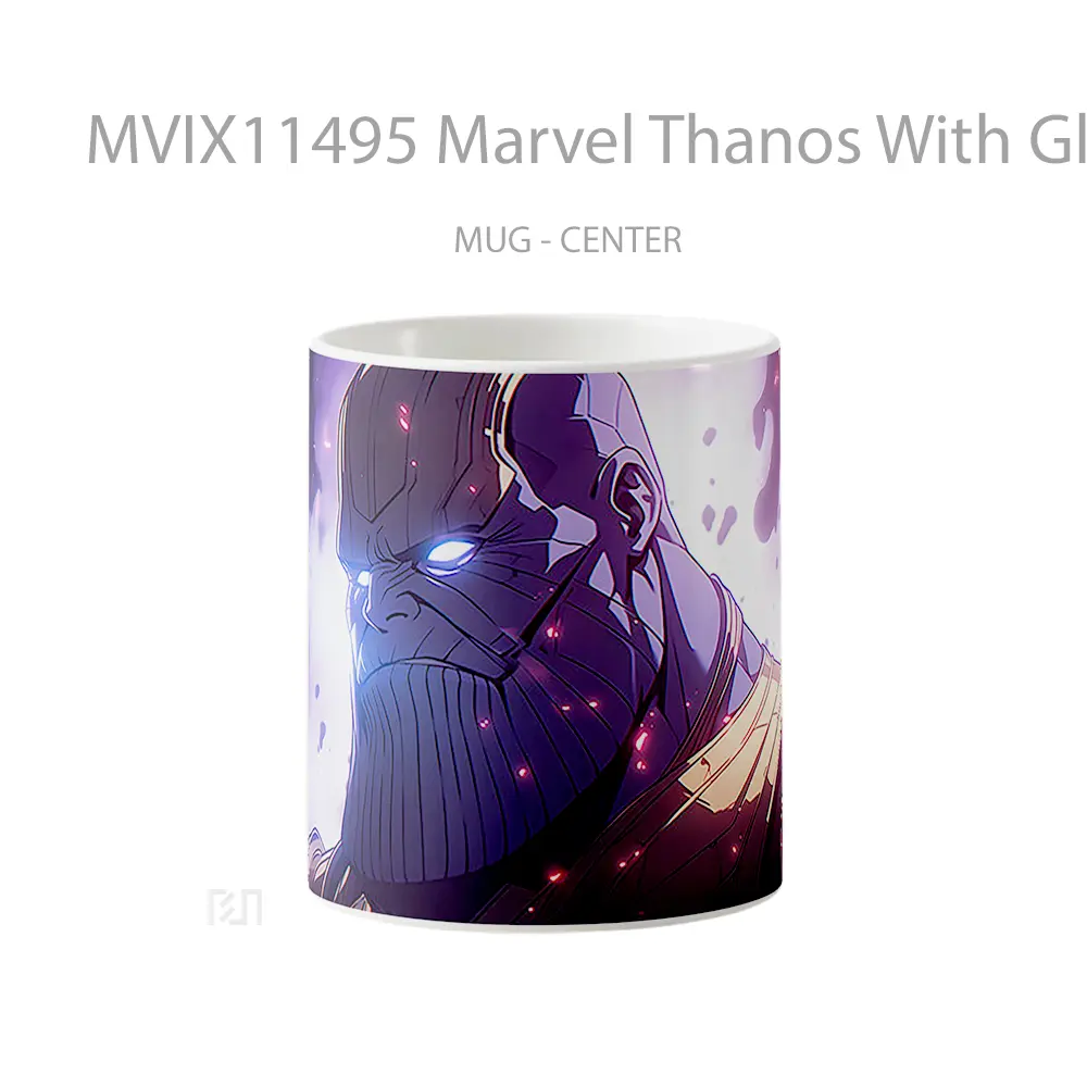 Mug Marvel Thanos With Glowing Eyes Koleksi Mug Film dan Komik