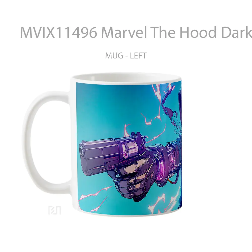 Mug Marvel The Hood Dark Cape Electric Blast Gelas Keramik Koleksi Superhero - All-side / Desain