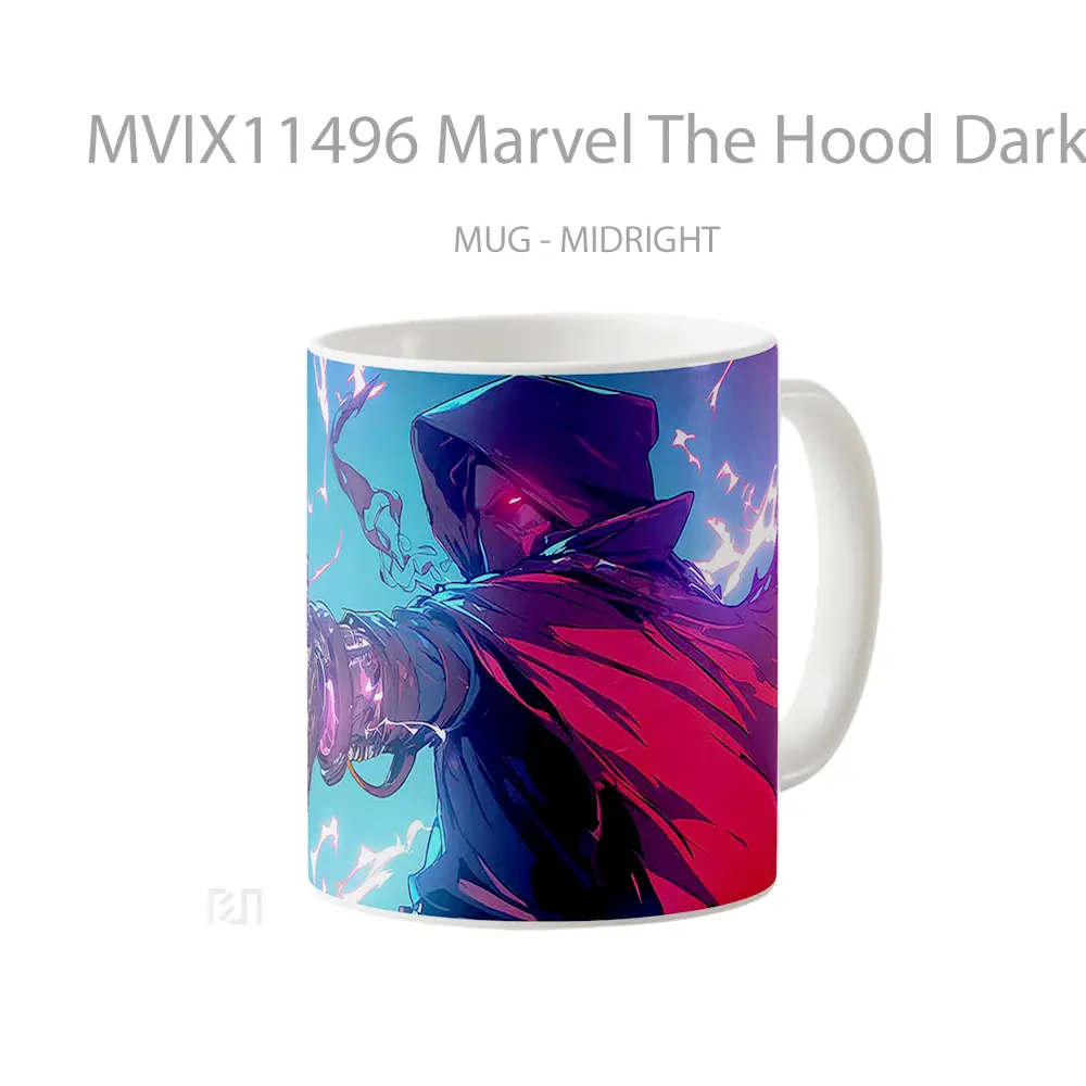 Mug Marvel The Hood Dark Cape Electric Blast Gelas Keramik Koleksi Superhero - All-side / Desain