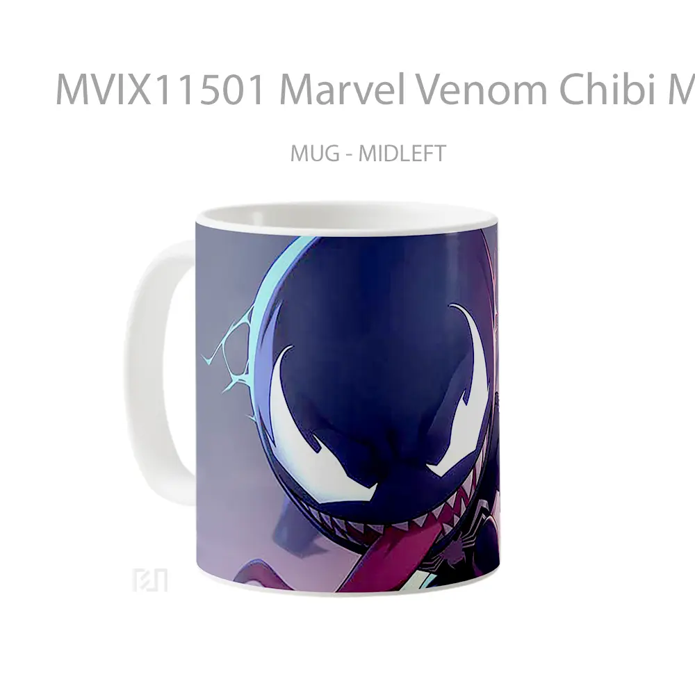 Mug Marvel Venom Chibi Menace Koleksi Mug Film dan Komik - All-side / Desain